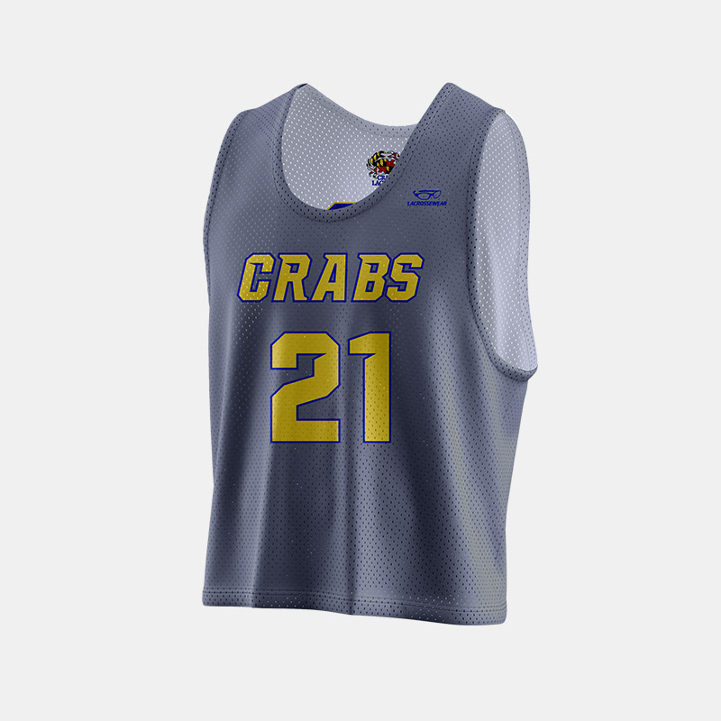 Crabs Reversible Pinnie Front View OSU