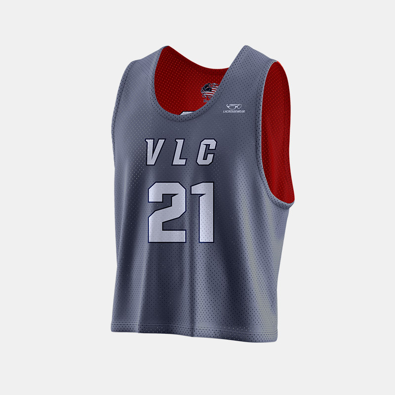 Crabs Reversible Pinnie Front View VLC OSU