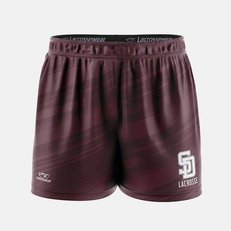 Lacrossewear Womens Sublmiated Short Front SD