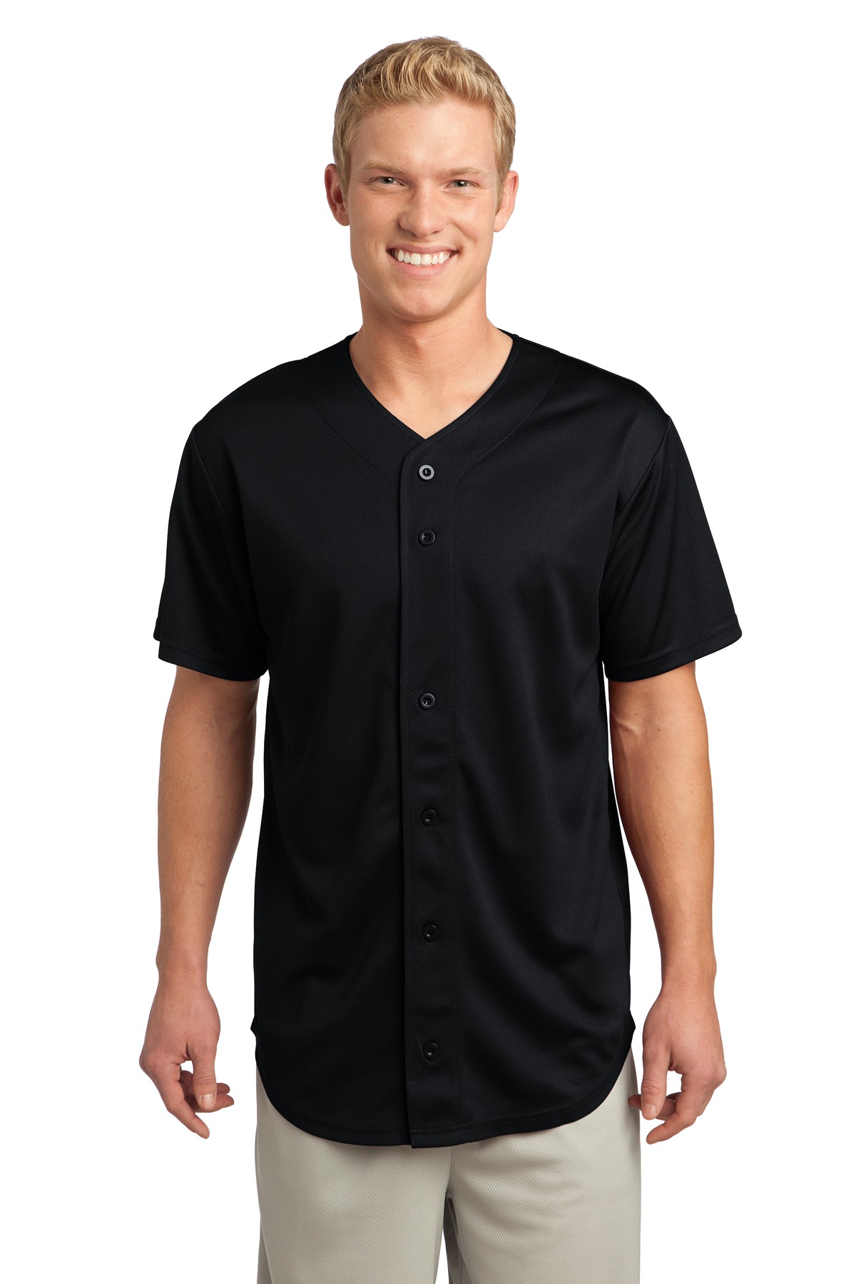 Adult Full Button Lightweight Baseball Jersey
