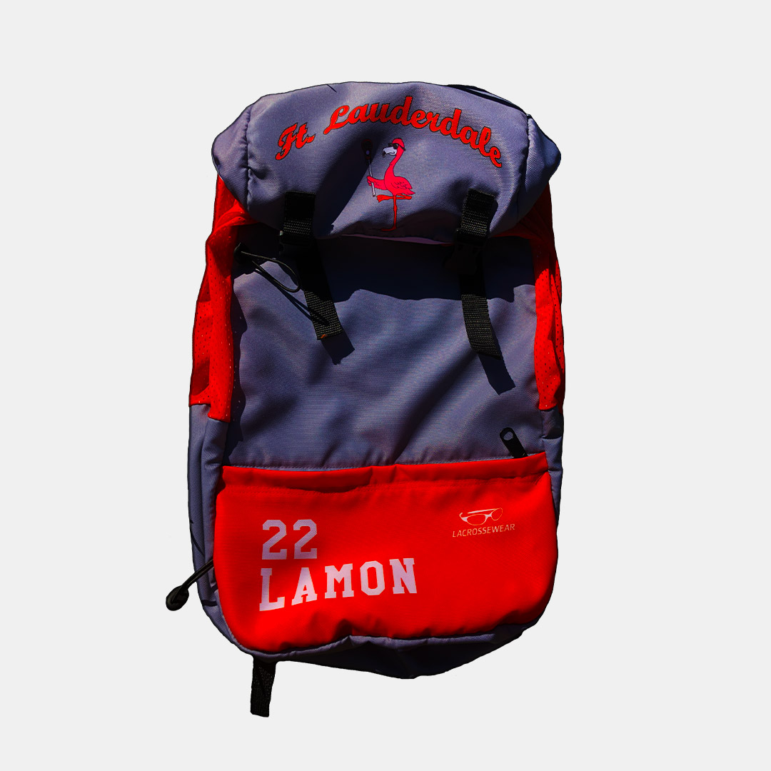 Lacrossewear Backpack Front View