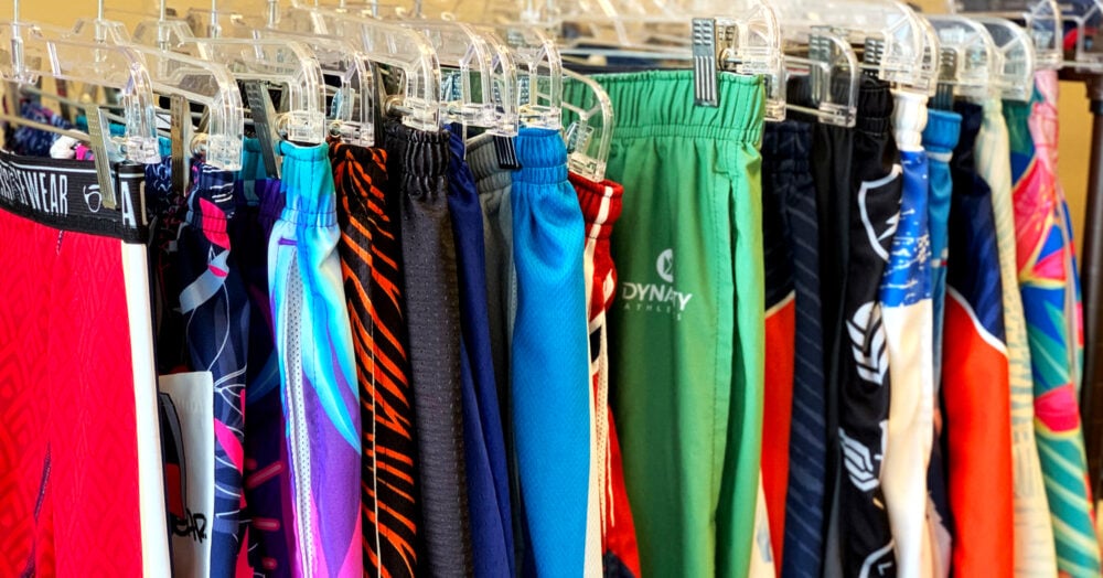 Custom Shorts on Hangers