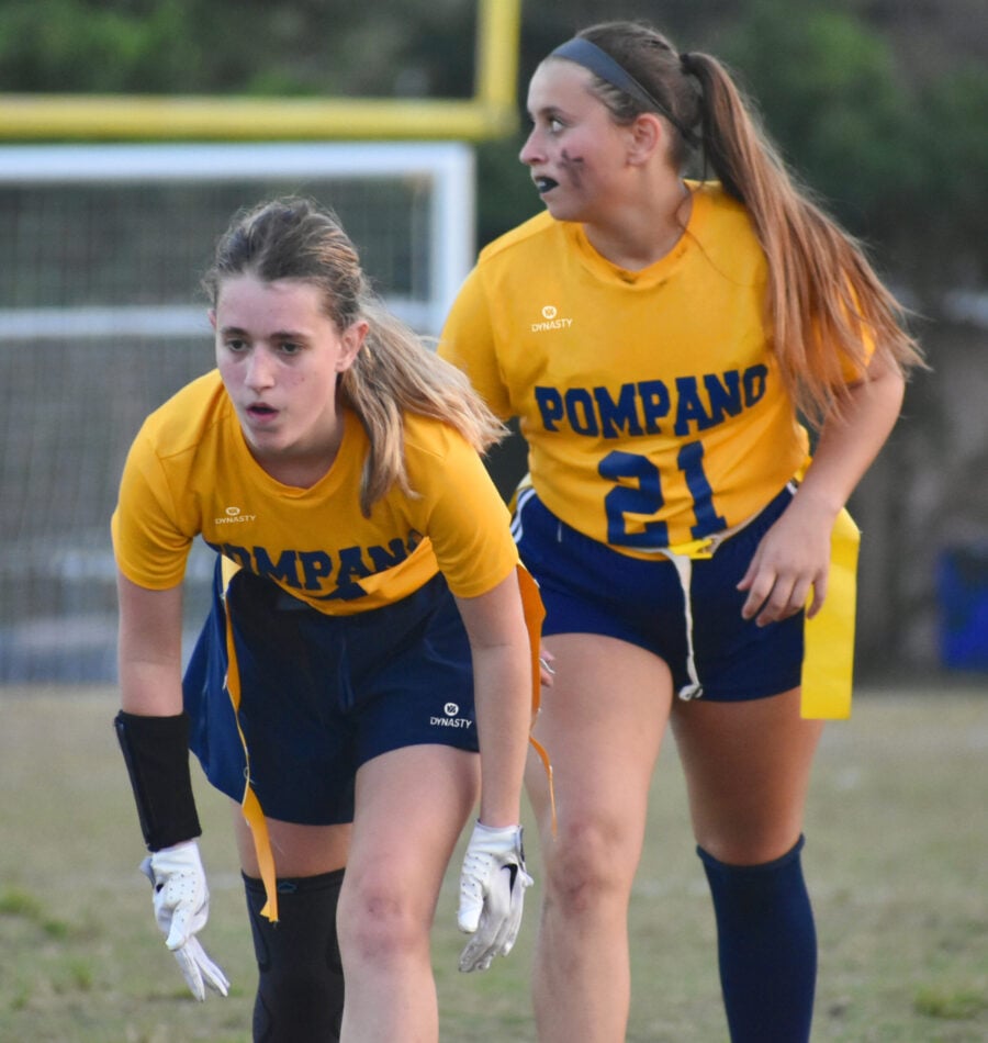 Custom flag football uniforms for girls